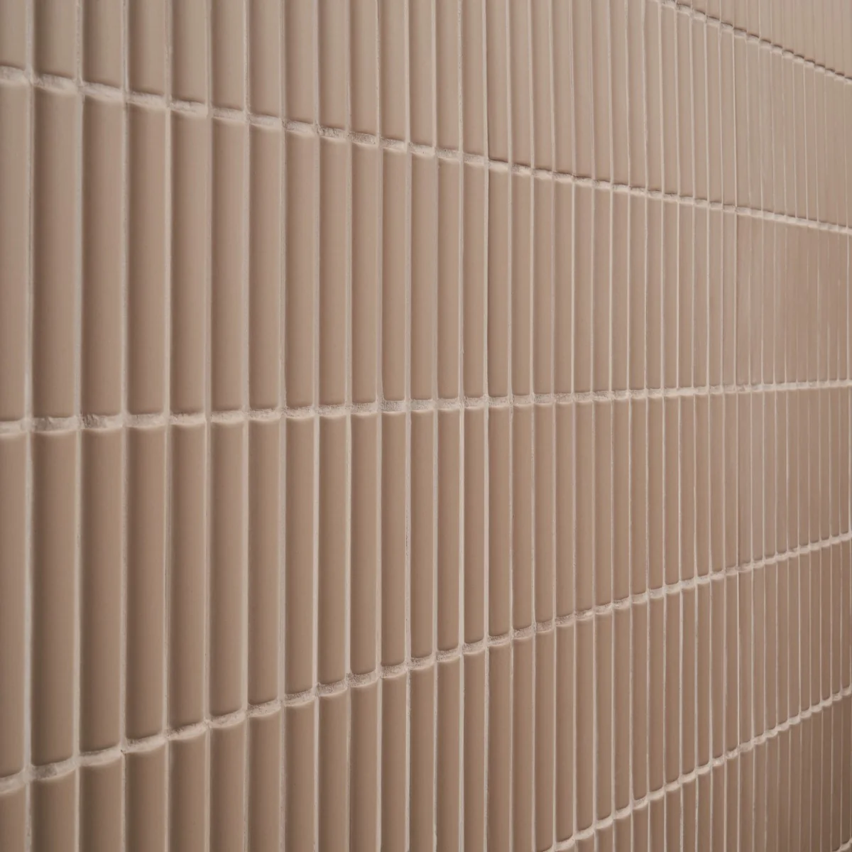 Roller Ribbed Taupe 4x12 3D Matte Ceramic Tile - Lux Tile - Image 5