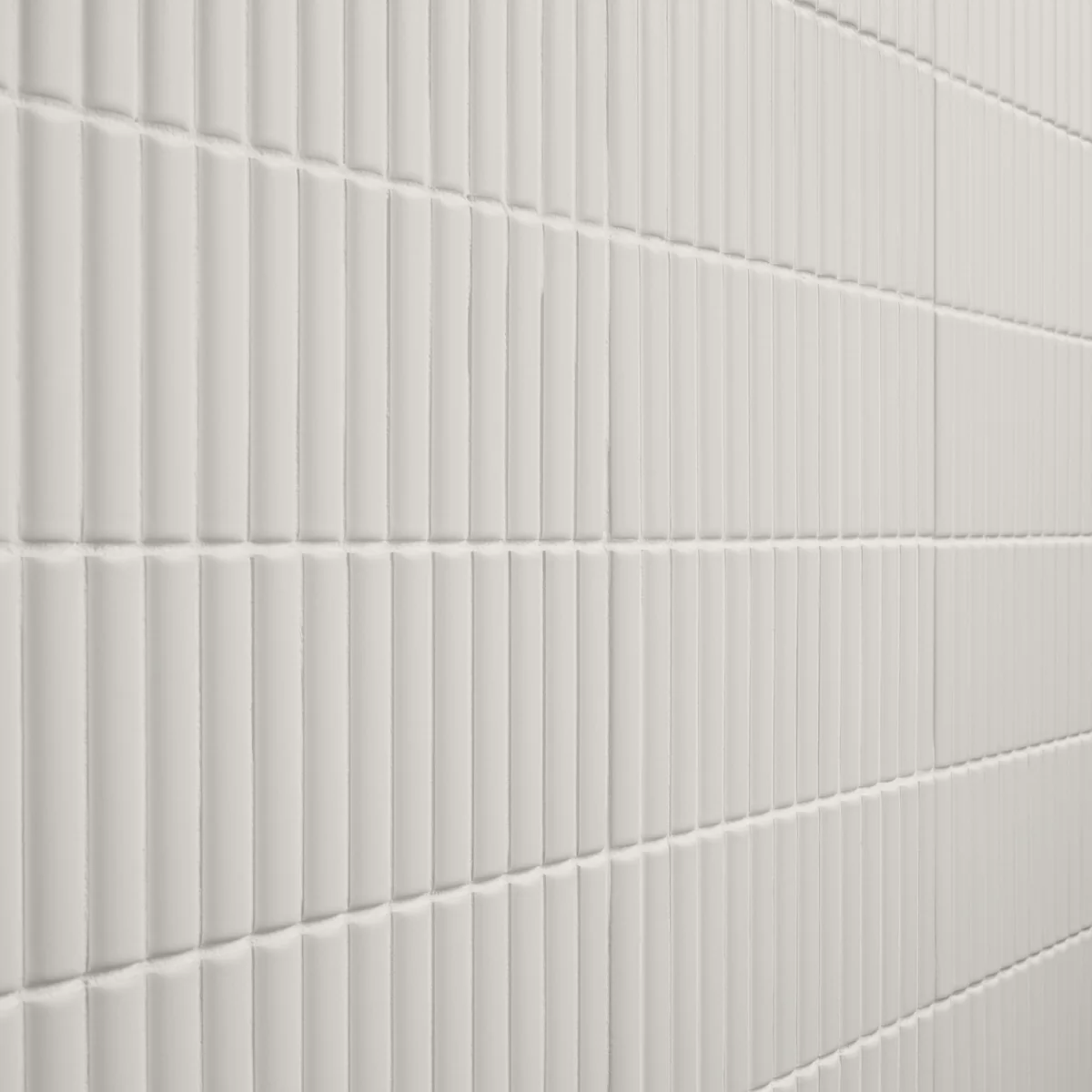 Roller Ribbed White 4x12 3D Matte Ceramic Tile - Tilebar - Image 5