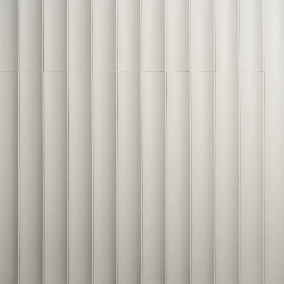 Roller White Fluted Column 4x36 3D Handmade Matte Ceramic Tile - Image 3