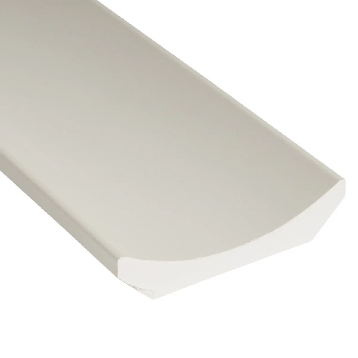 Roller White Fluted Column 4x36 3D Handmade Matte Ceramic Tile - Image 4