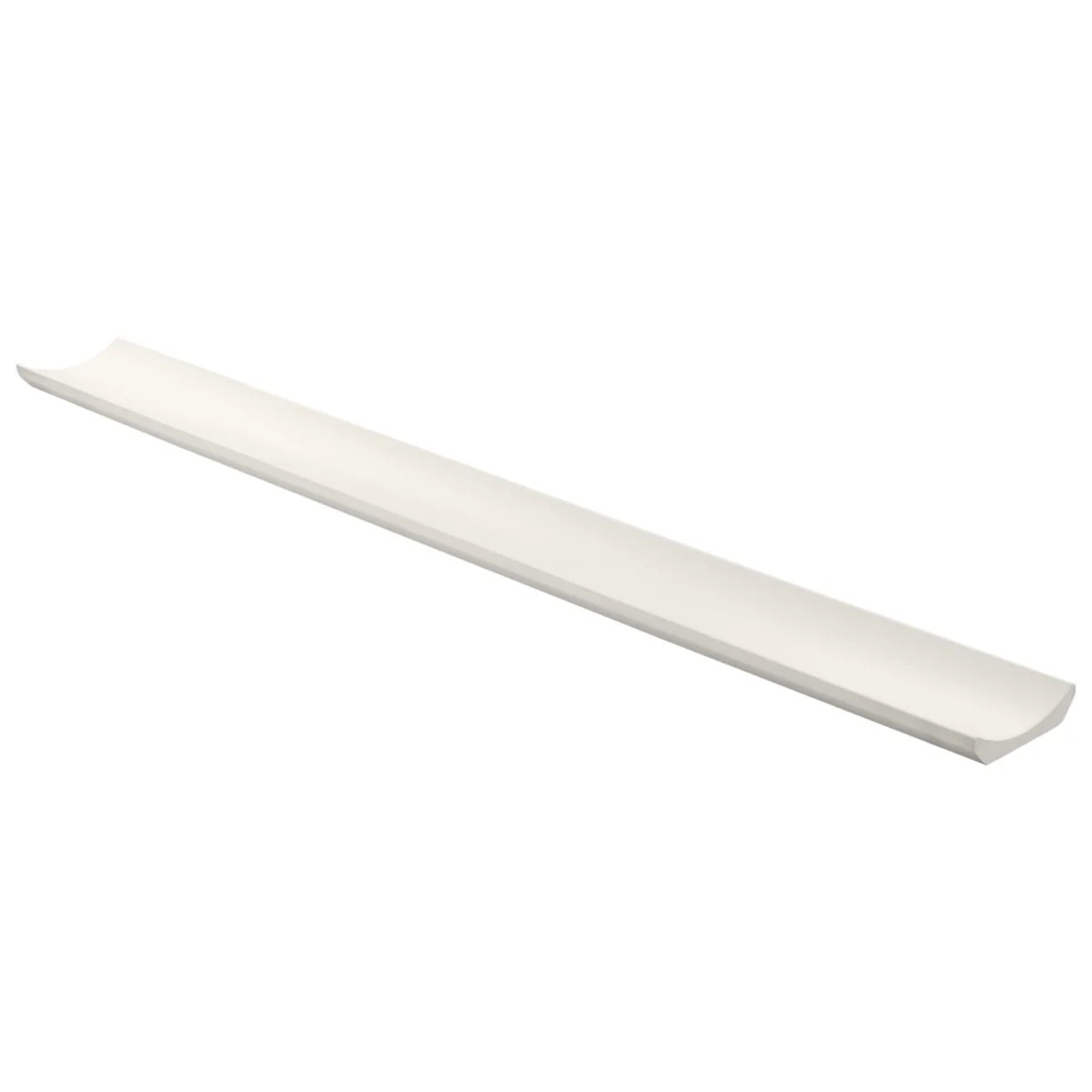Roller White Fluted Column 4x36 3D Handmade Matte Ceramic Tile - Image 8