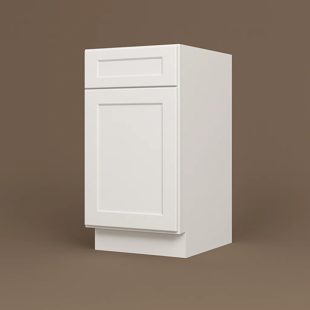RoomyLife Easy-DIY Ready-to-Assemble Drawer Base Kitchen Cabinet in Shaker White