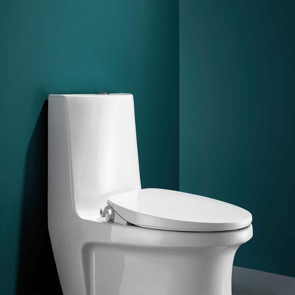 ROSWELL Taranto Quick-Release Elongated Toilet Seat with Bidet in White - Image 3