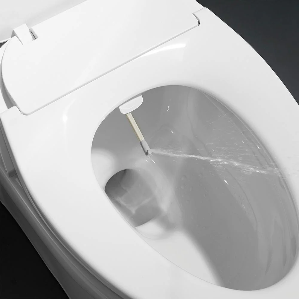 ROSWELL Taranto Quick-Release Elongated Toilet Seat with Bidet in White - Image 8
