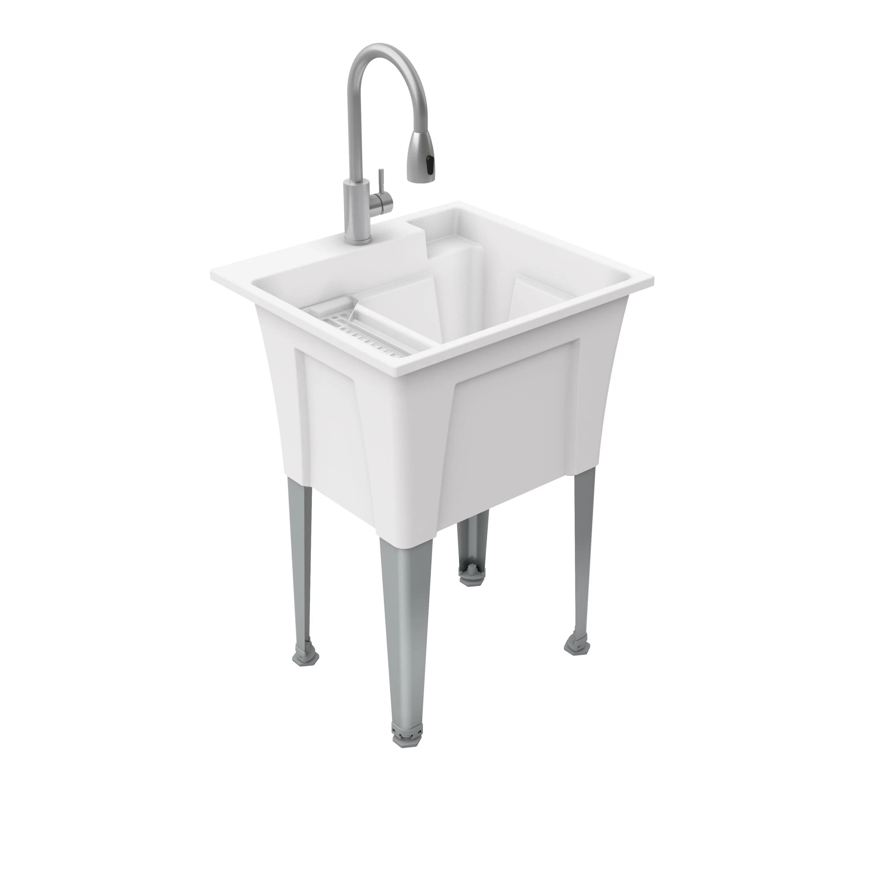 RuggedTub Freestanding Utility Tub with Faucet