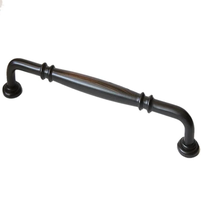 Rusticware Pulls (160mm) Center to Center Oil Rub Bronze Dual Mount Cylindrical Handle Drawer Pull