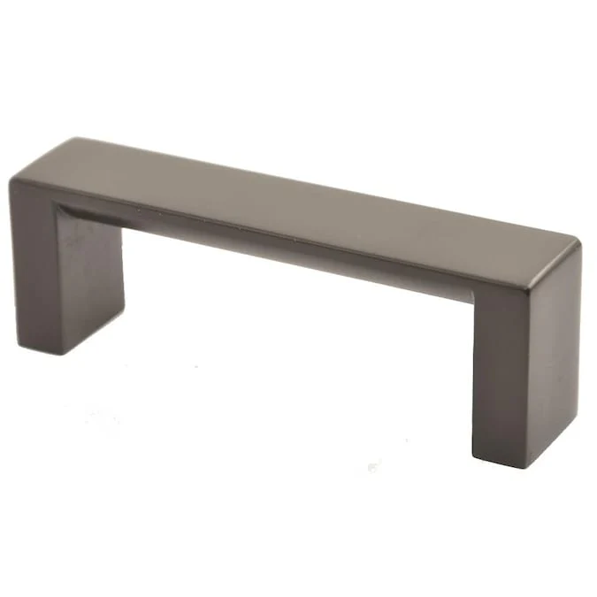 Rusticware Pulls (76mm) Center to Center Oil Rub Bronze Dual Mount Rectangular Handle Drawer Pull