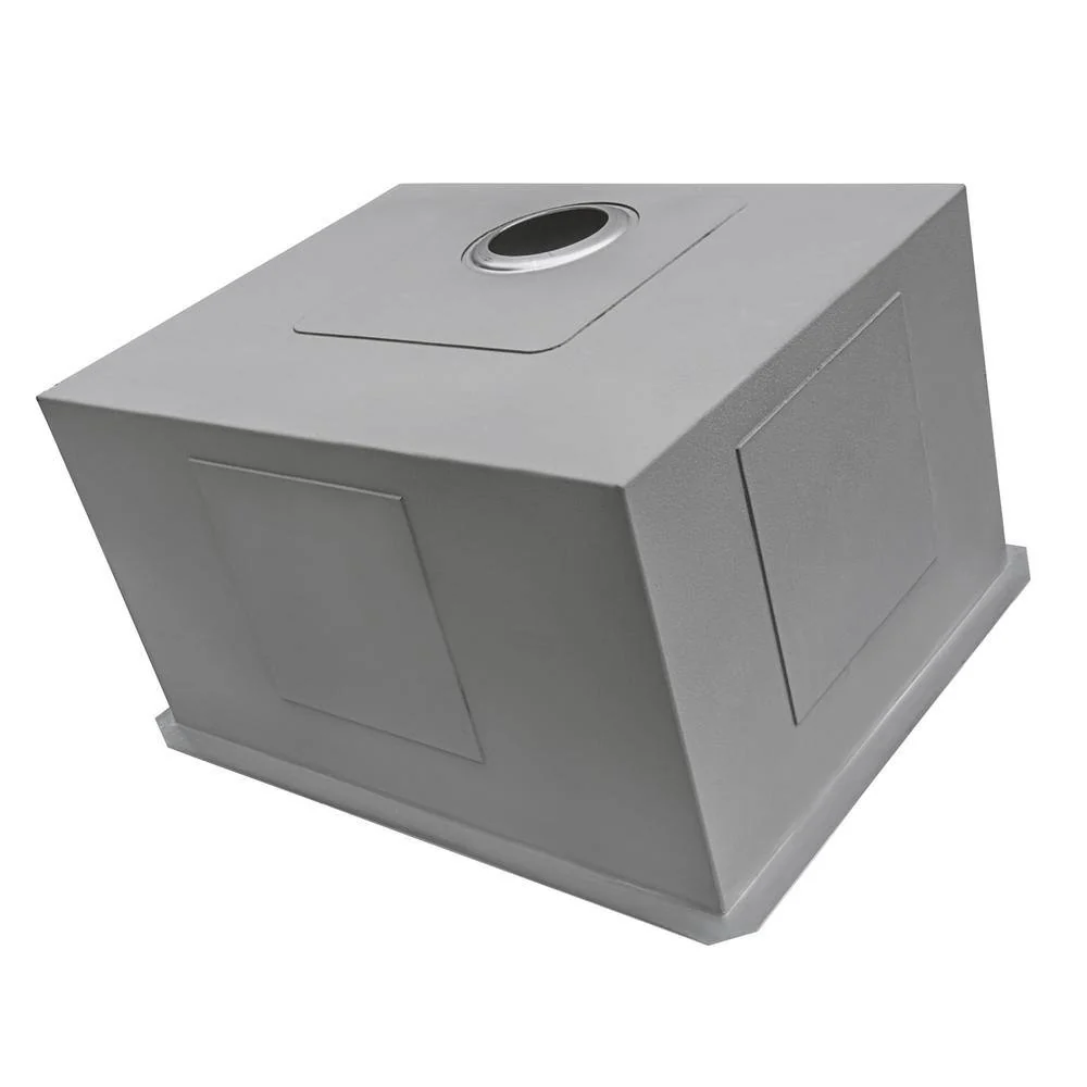 Ruvati Savona 12-inch Undermount Laundry Utility Sink - 16 Gauge Stainless Steel - Image 10