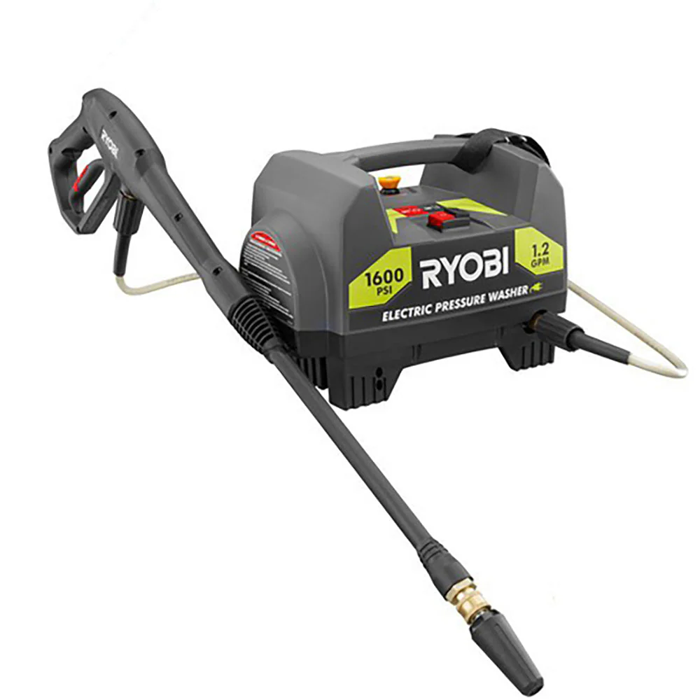 RYOBI 1,600 PSI 1.2 GPM Electric Pressure Washer