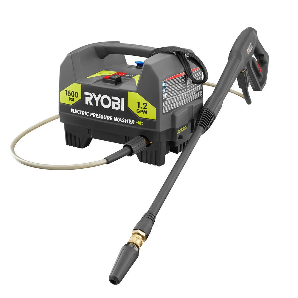 RYOBI 1,600 PSI 1.2 GPM Electric Pressure Washer - Image 2