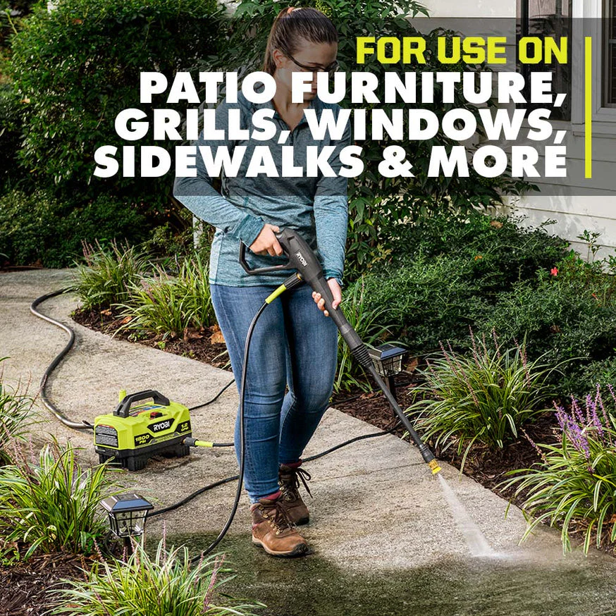 RYOBI 1,800 PSI 1.2 GPM Wheeled Electric Pressure Washer - Image 6