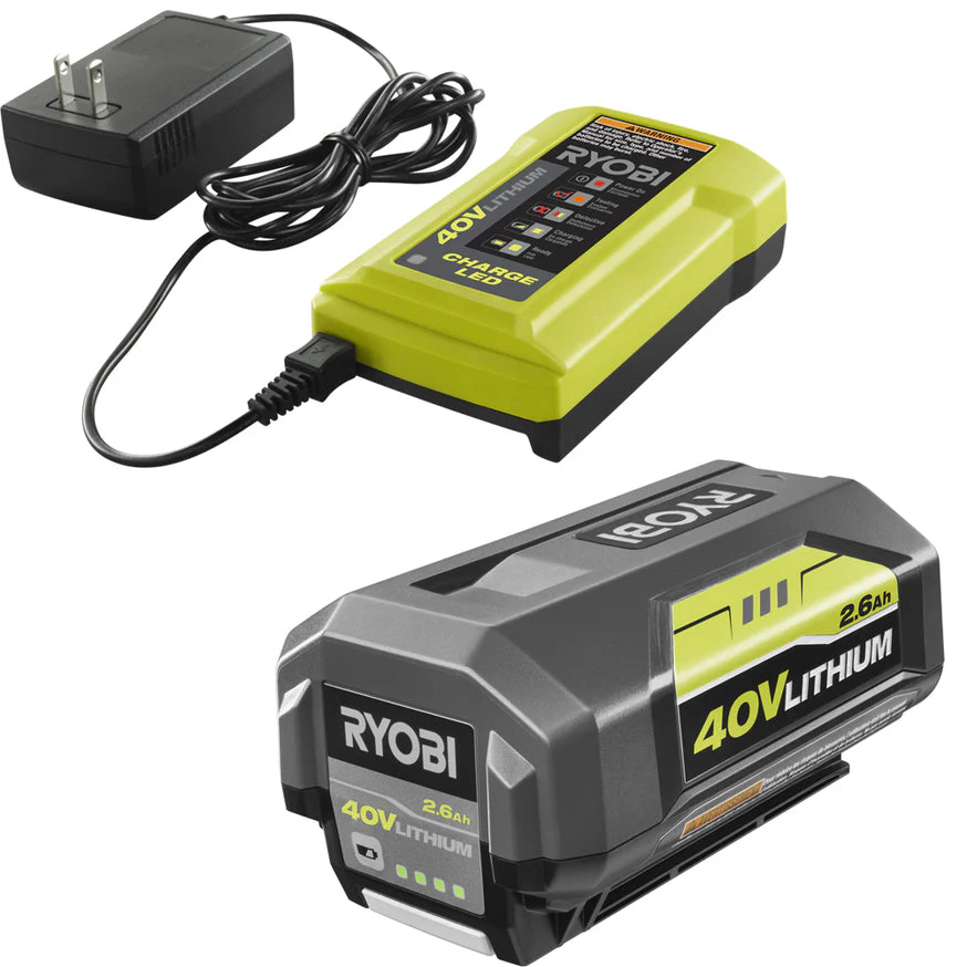 RYOBI 10 in. 40-Volt X Lithium-Ion Cordless Attachment-Capable Cultivator with 2.6 Ah Battery and Charger - Image 6