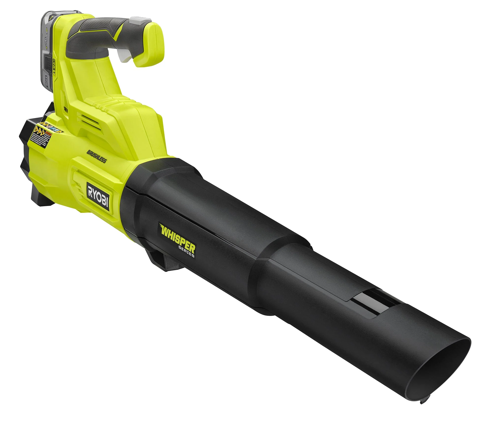 RYOBI 110 MPH 410 CFM 18V ONE+ Brushless Cordless Jet Fan Blower Kit with 4Ah Battery and Charger - Image 3