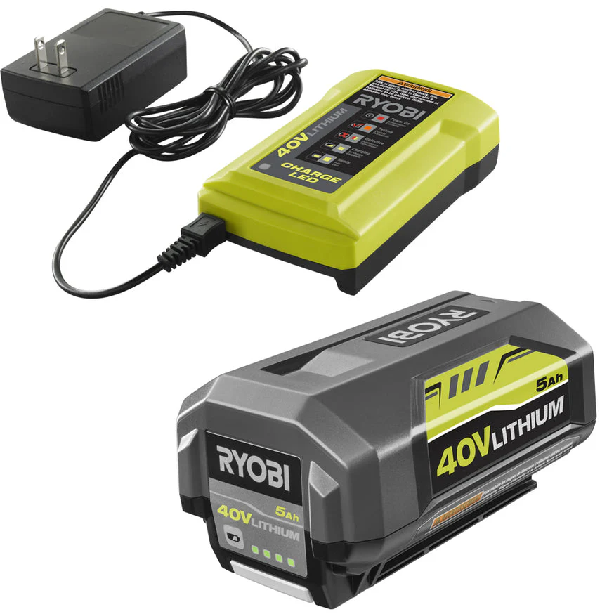 RYOBI 145 MPH 625 CFM 40V Lithium-Ion Cordless Backpack Blower Kit with 5.0Ah Battery and Charger - Image 6