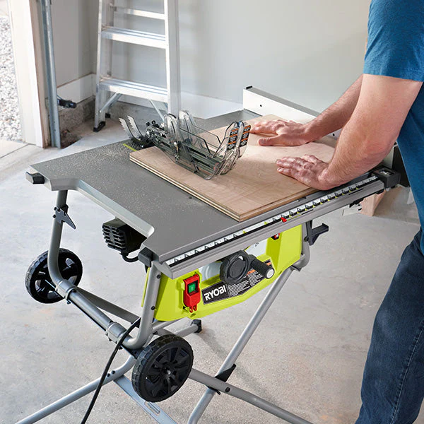 RYOBI 15 Amp 10 in. Expanded Capacity Table Saw with Rolling Stand (RTS23) - Image 4