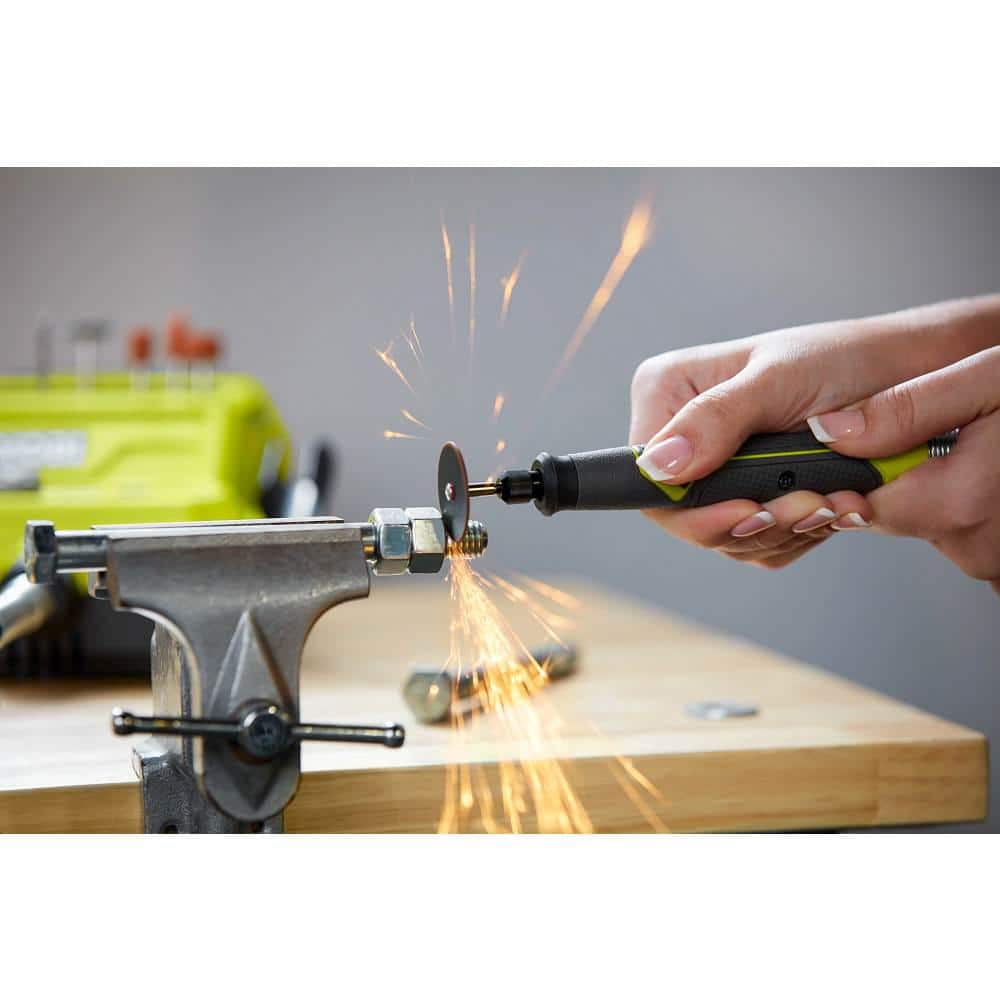 RYOBI 18-Volt ONE+ Cordless Rotary Tool Kit with 1.5 Ah Battery & Charger (P460K1SB) - Image 4
