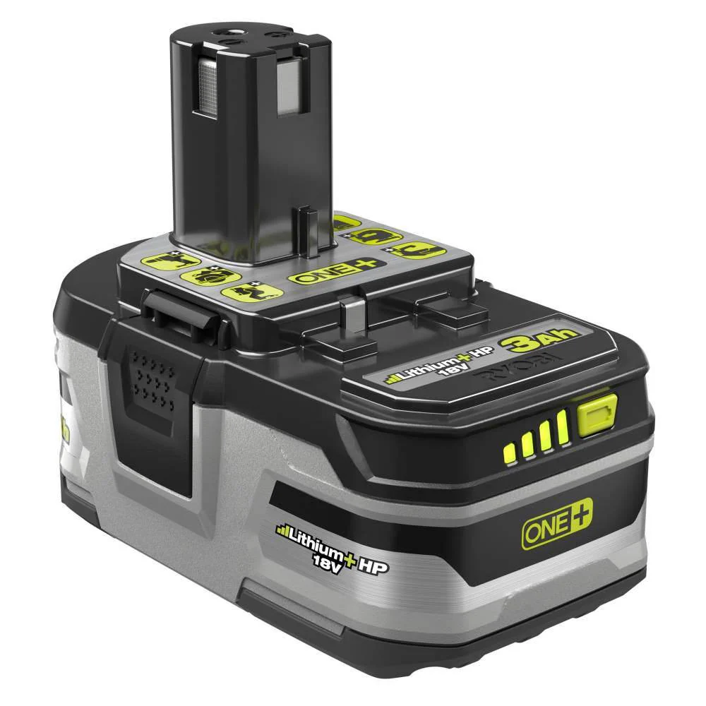 RYOBI 18-Volt ONE+ LITHIUM+ HP 3.0 Ah Battery (2-Pack) Starter Kit with Charger and Bag - Image 5