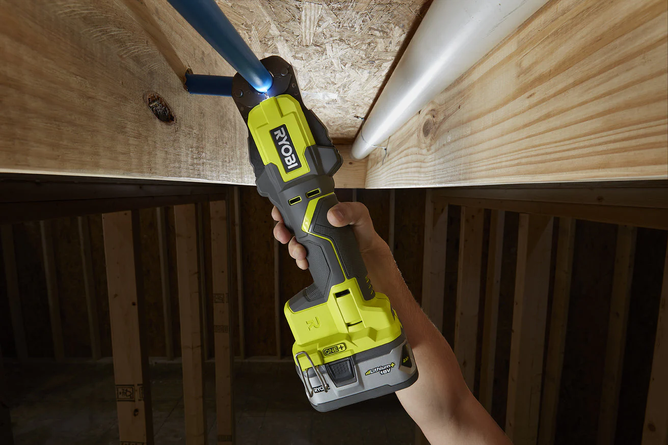 RYOBI 18-Volt ONE+ PEX Crimp Ring Press Tool (Tool Only) - Image 3
