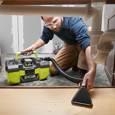 RYOBI 18V ONE+ 3 Gal. Project Wet/Dry Vacuum with Accessory Storage (Tool-Only) - Image 2