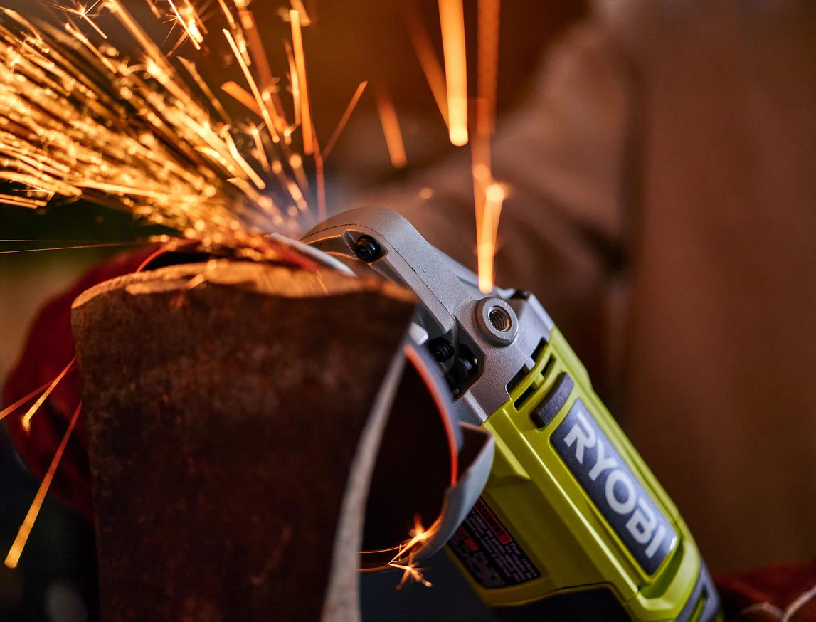 RYOBI 18V ONE+ Cordless 4-1/2 in. Angle Grinder (Tool-Only) - Image 6