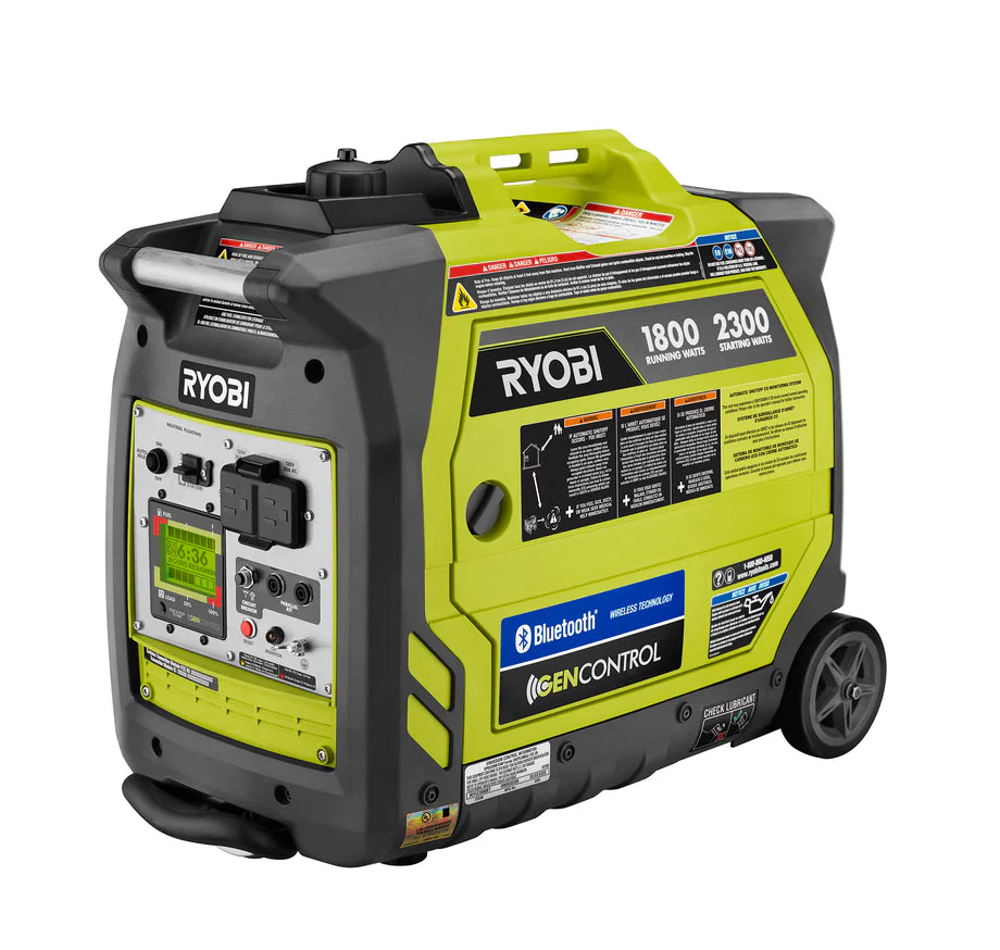 RYOBI 2,300-Watt Recoil Start Bluetooth Super Quiet Gasoline Powered Digital Inverter Generator with CO Shutdown Sensor - Image 5