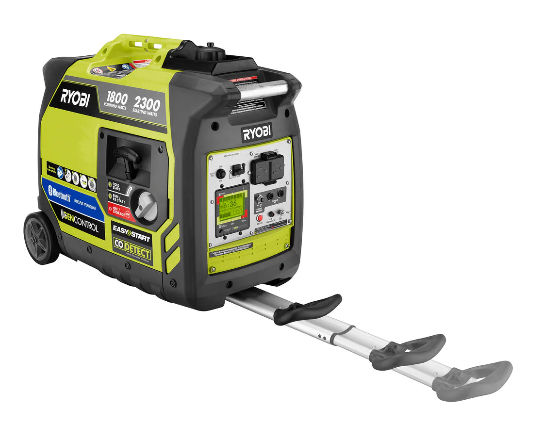 RYOBI 2,300-Watt Recoil Start Bluetooth Super Quiet Gasoline Powered Digital Inverter Generator with CO Shutdown Sensor - Image 6