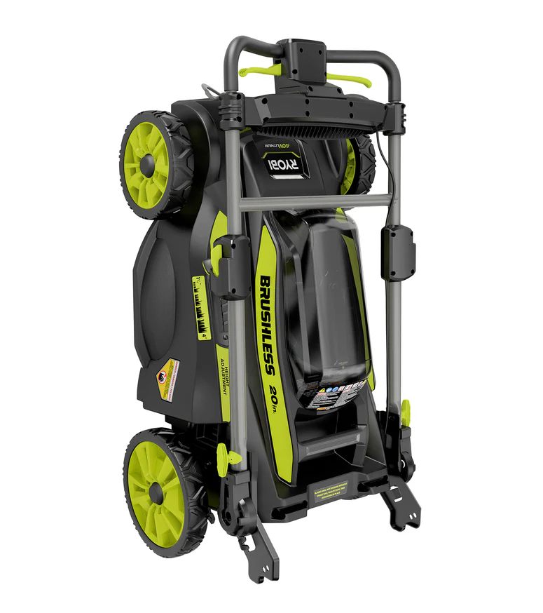 RYOBI 20 in. 40-Volt Brushless Lithium-Ion Cordless Self-Propelled Lawn Mower with 5.0 Ah Battery and Charger - Image 4