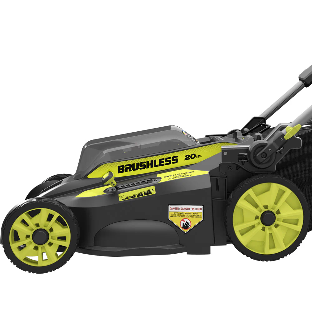 RYOBI 20 in. 40-Volt Brushless Lithium-Ion Cordless Smart TREK Self-Propelled Walk Behind Mower with 6.0Ah Battery and Charger - Image 5