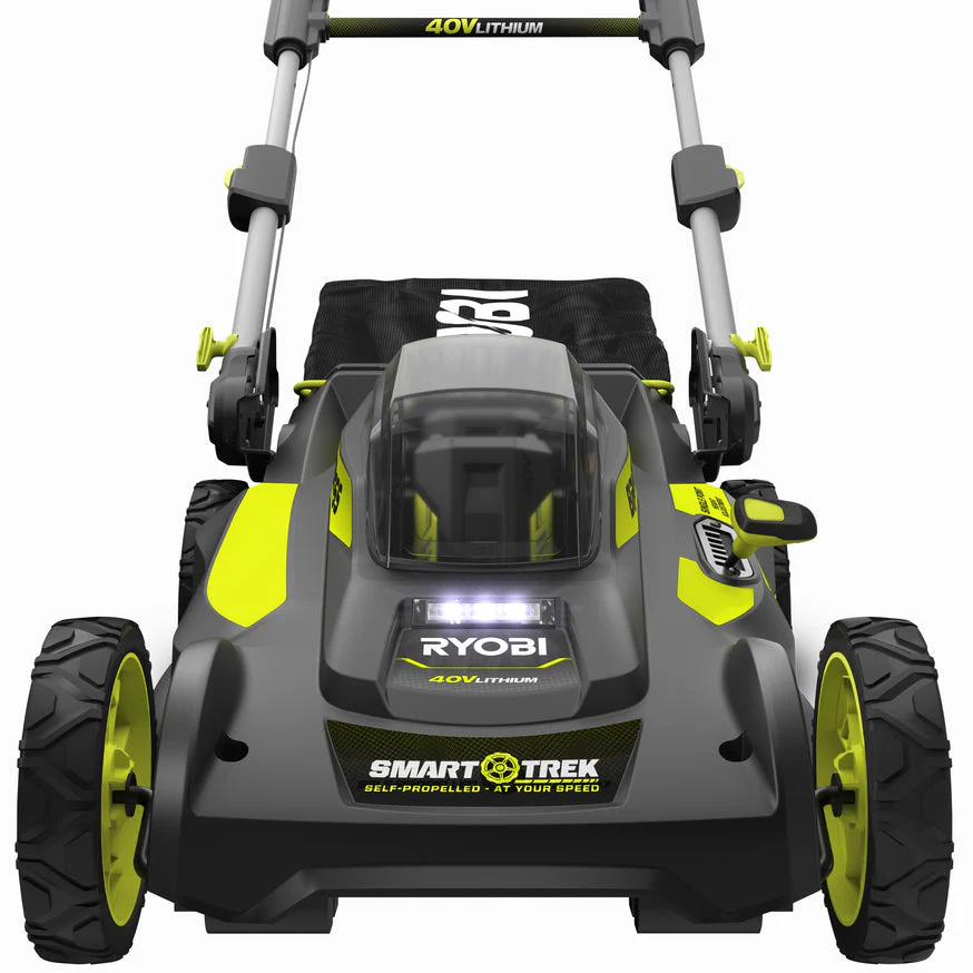 RYOBI 20 in. 40-Volt Brushless Lithium-Ion Cordless Smart TREK Self-Propelled Walk Behind Mower with 6.0Ah Battery and Charger - Image 6