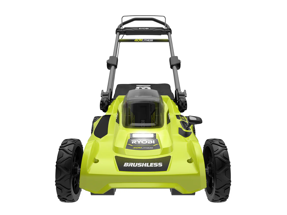 RYOBI 20 in. 40-Volt Brushless Lithium-Ion Cordless Walk-Behind Push Lawn Mower, 6.0Ah Battery & Charger Included - Image 4