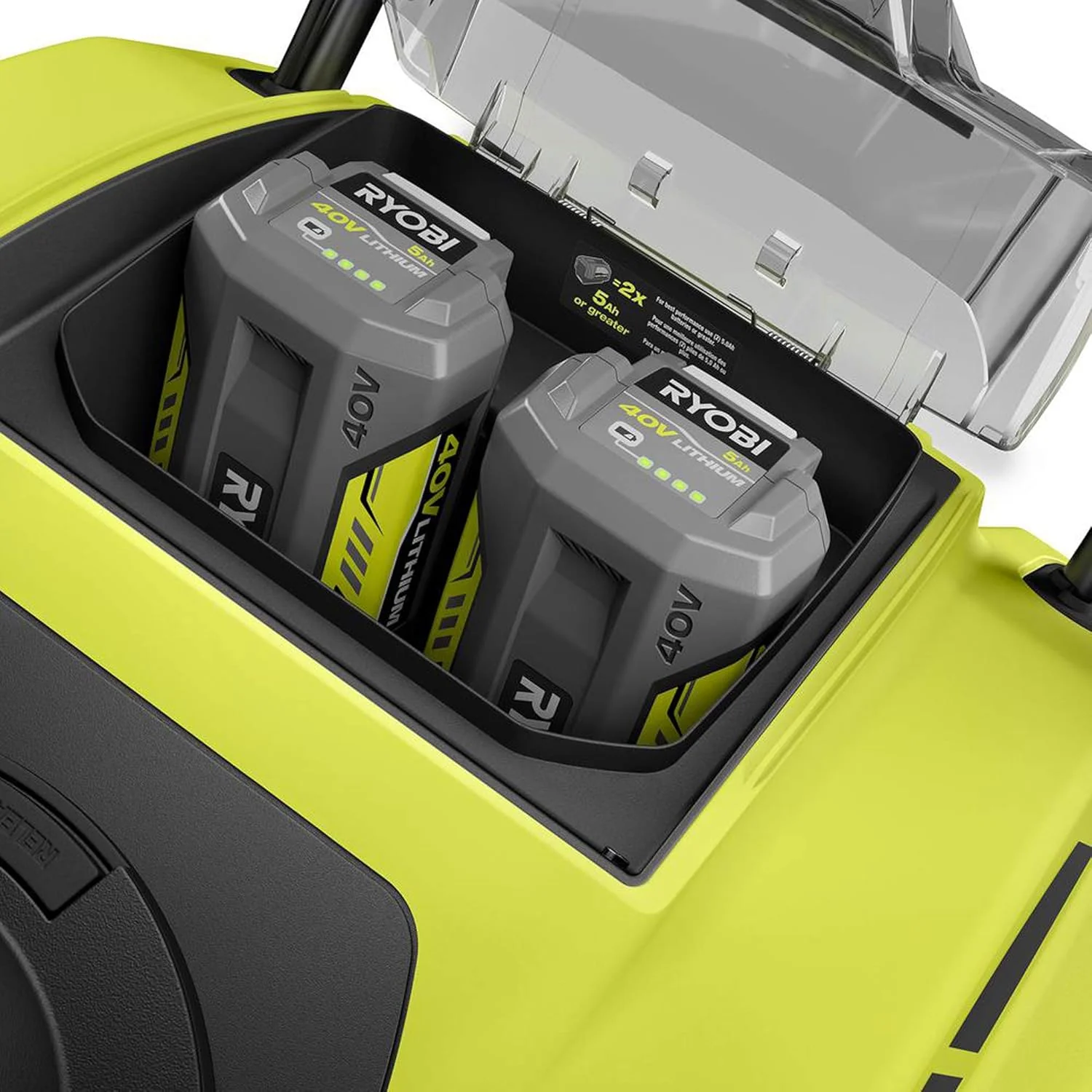 RYOBI 21 in. 40-Volt Brushless Cordless Electric Snow Blower with Two 5.0 Ah Batteries and Charger Included - Image 3