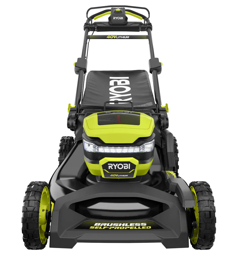 RYOBI 21 in. 40V Brushless Self-Propelled Cordless Lawn Mower with 7.5Ah Battery and Charger - Image 5