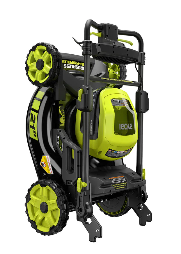 RYOBI 21 in. 40V Brushless Self-Propelled Cordless Lawn Mower with 7.5Ah Battery and Charger - Image 7