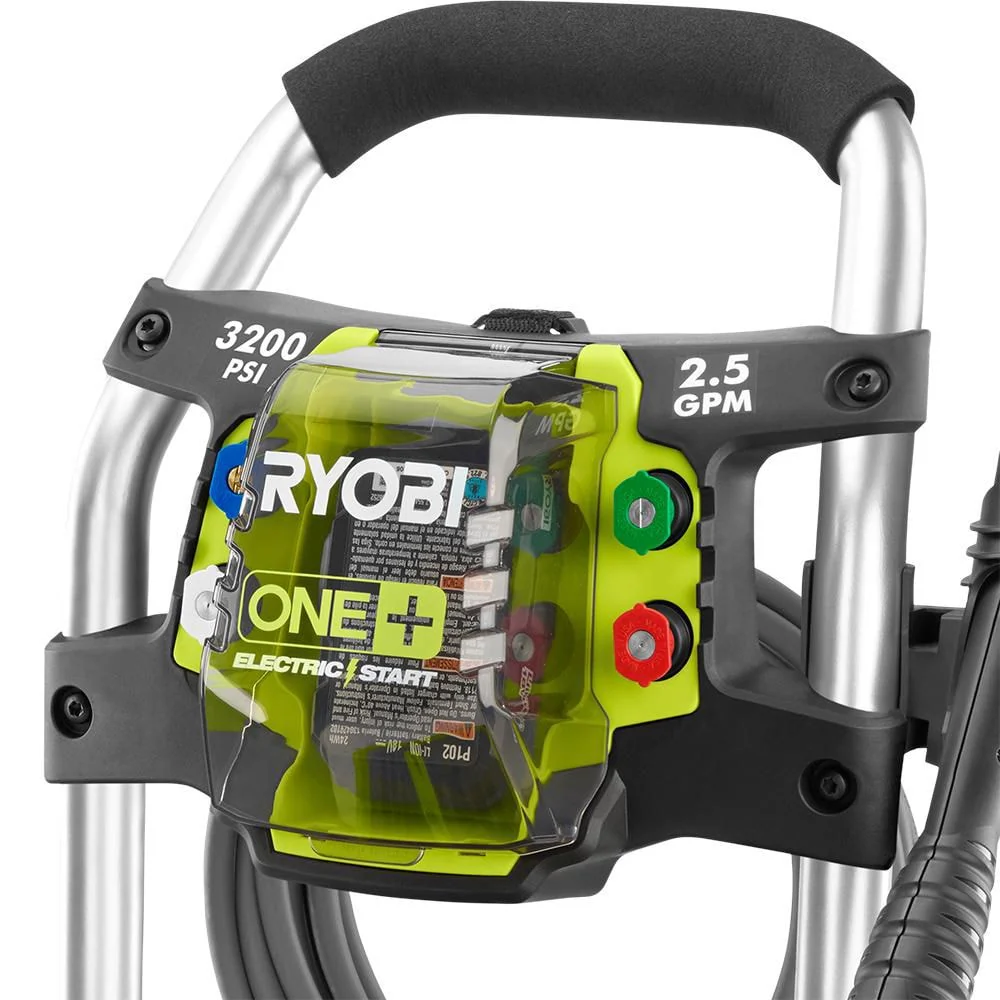 RYOBI 3,200 PSI 2.5 GPM ONE+ 18-Volt Electric Start Gas Pressure Washer - Image 2