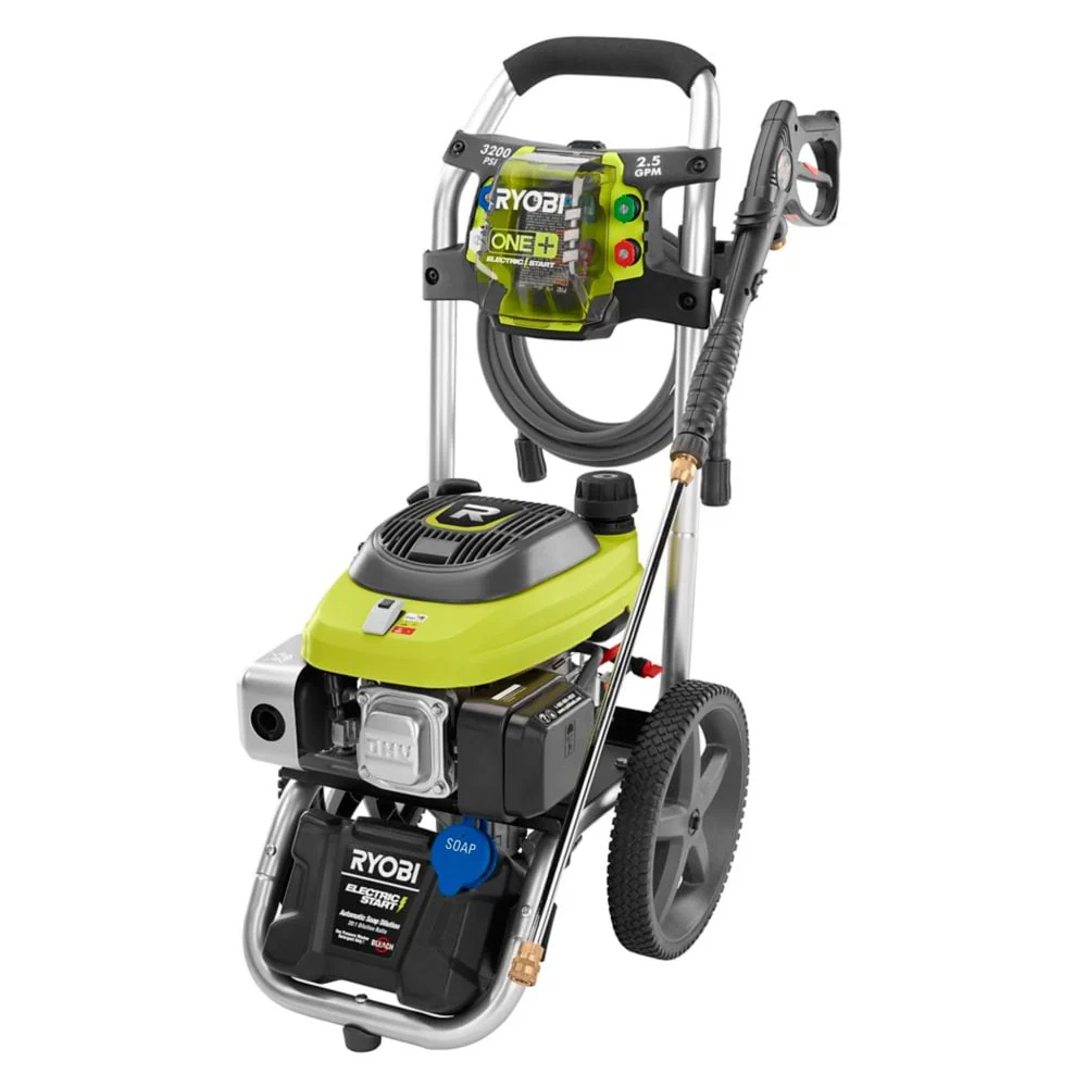 RYOBI 3,200 PSI 2.5 GPM ONE+ 18-Volt Electric Start Gas Pressure Washer - Image 5