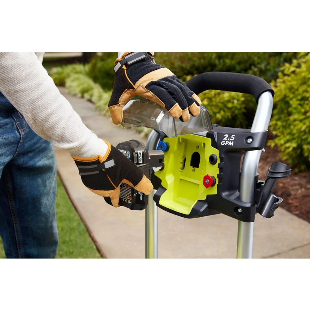 RYOBI 3,200 PSI 2.5 GPM ONE+ 18-Volt Electric Start Gas Pressure Washer - Image 6