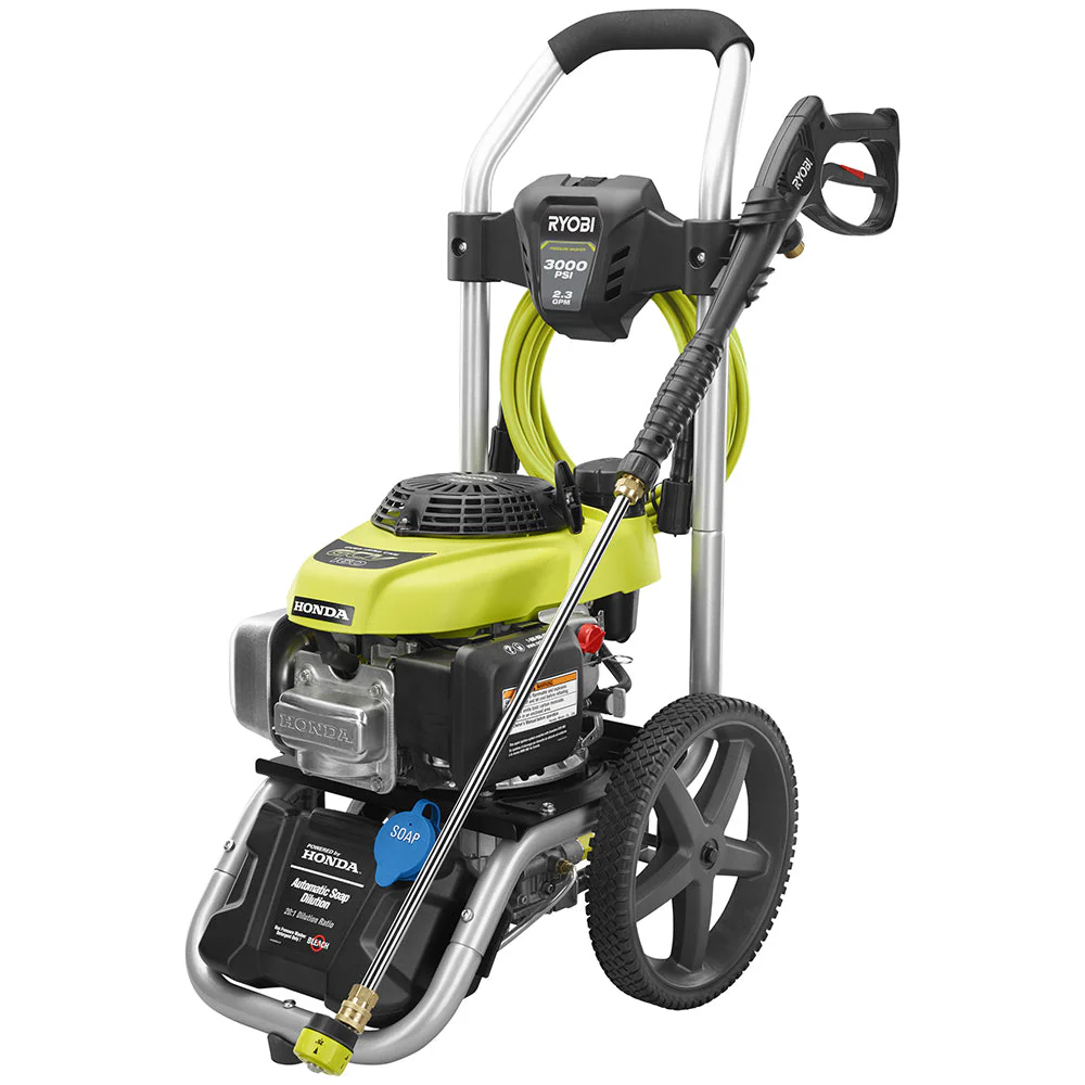 RYOBI 3000 PSI 2.3 GPM Honda Gas Pressure Washer (RY803001)