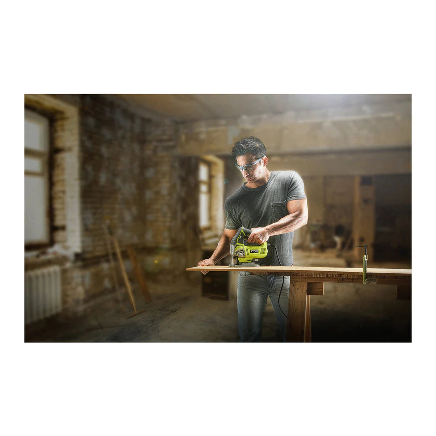 RYOBI 4.8 Amp Corded Variable Speed Orbital Jig Saw, JS481LG - Image 4