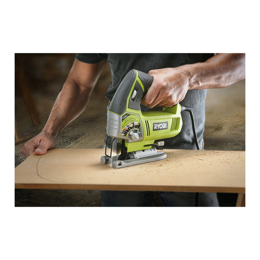 RYOBI 4.8 Amp Corded Variable Speed Orbital Jig Saw, JS481LG - Image 5