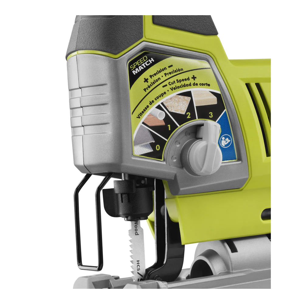 RYOBI 4.8 Amp Corded Variable Speed Orbital Jig Saw, JS481LG - Image 6