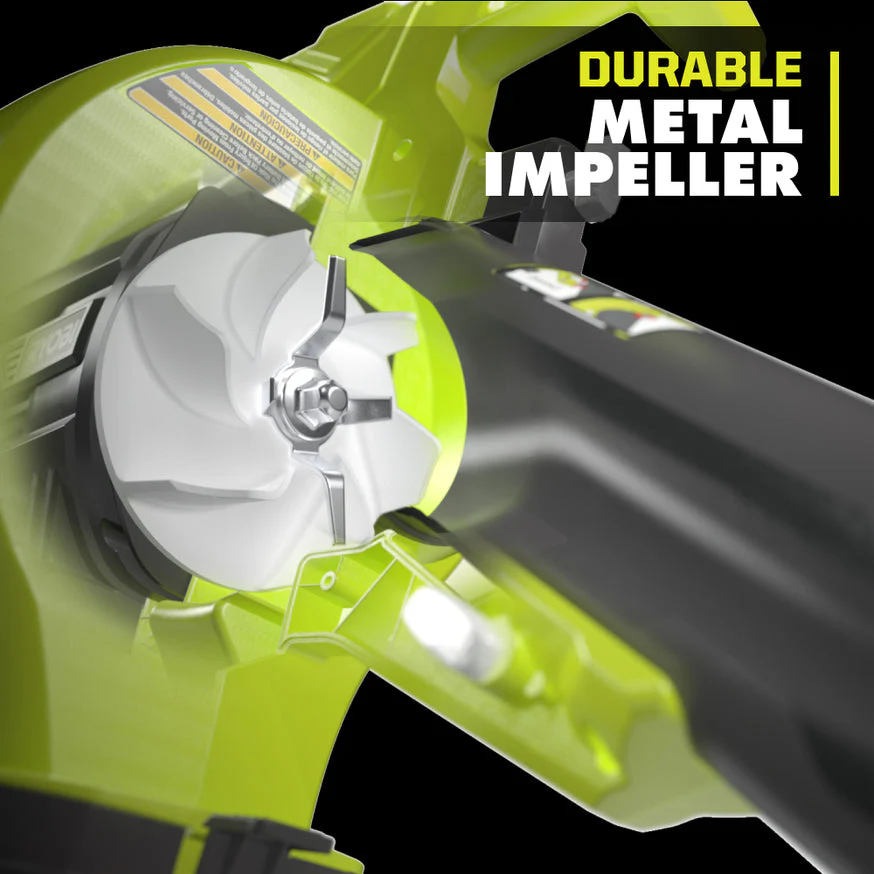 RYOBI 40-Volt Lithium-Ion Cordless Leaf Vacuum/Mulcher with 4.0 Ah Battery and Charger Included - Image 2