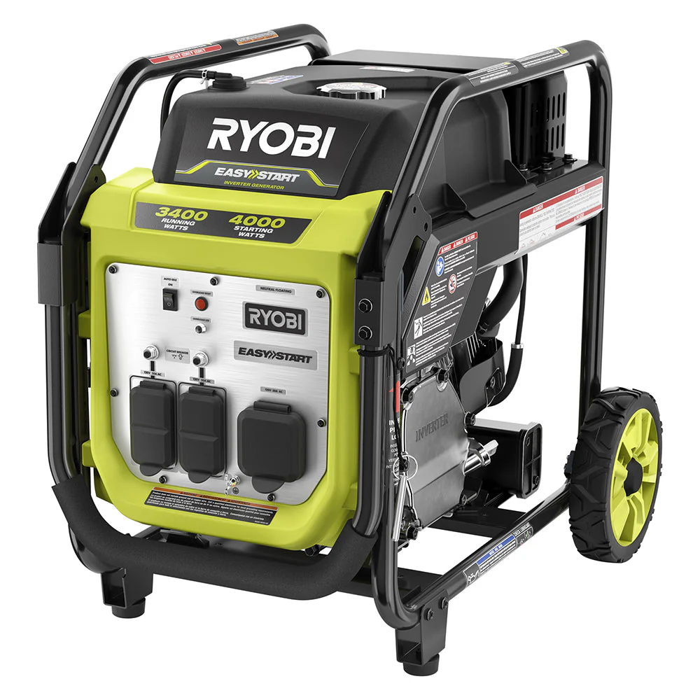 RYOBI 4000-Watt Gasoline Powered Digital Inverter Generator
