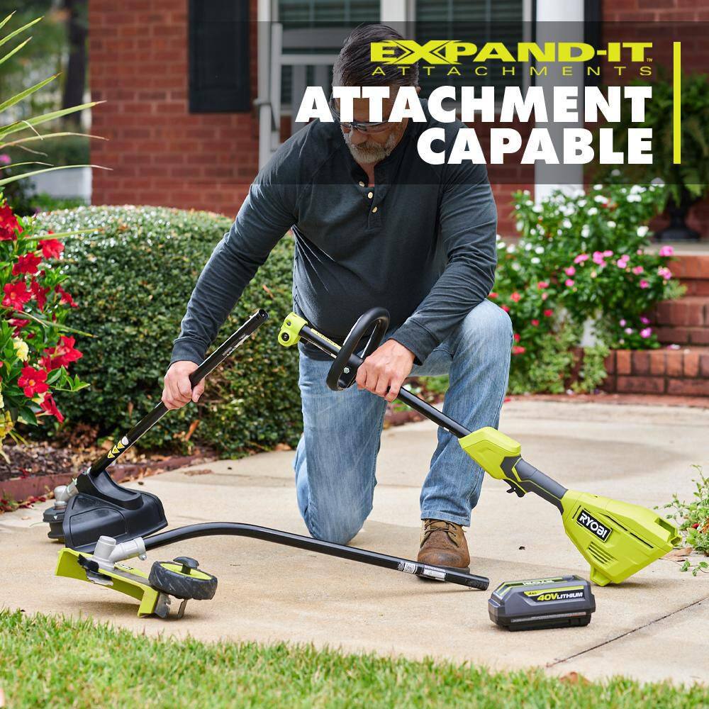 RYOBI 40V Expand-It Attachment Capable Cordless String Trimmer (Tool Only) - Image 6