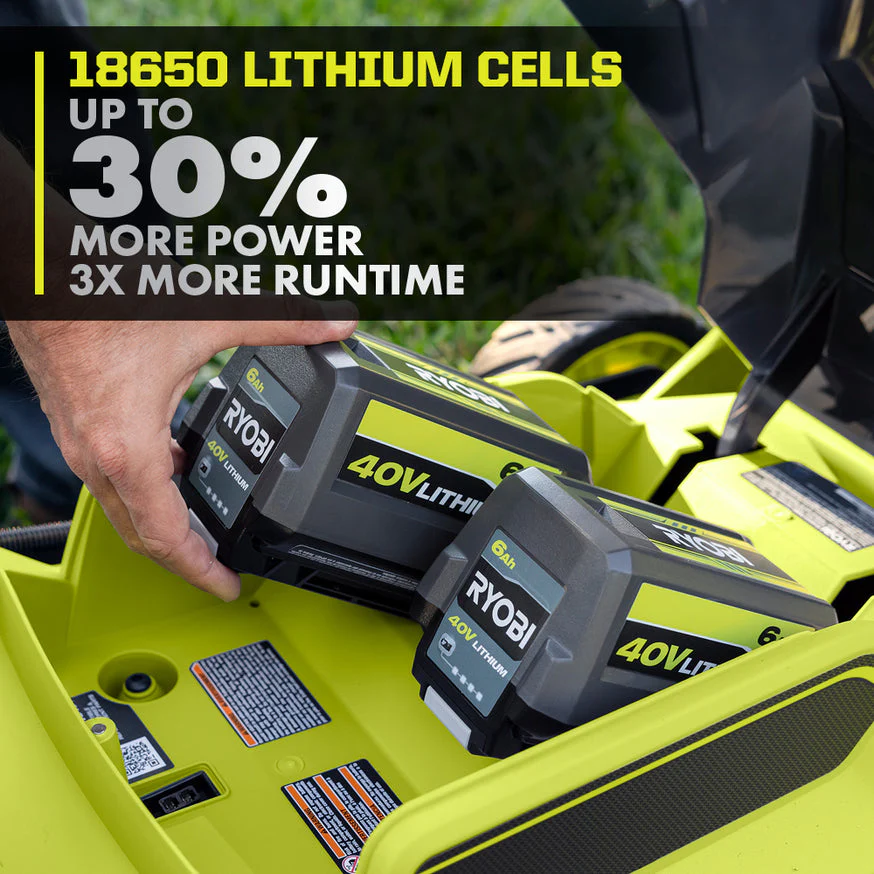 RYOBI 40V Lithium-Ion 6Ah High Capacity Battery (OP4060A1) - Image 4