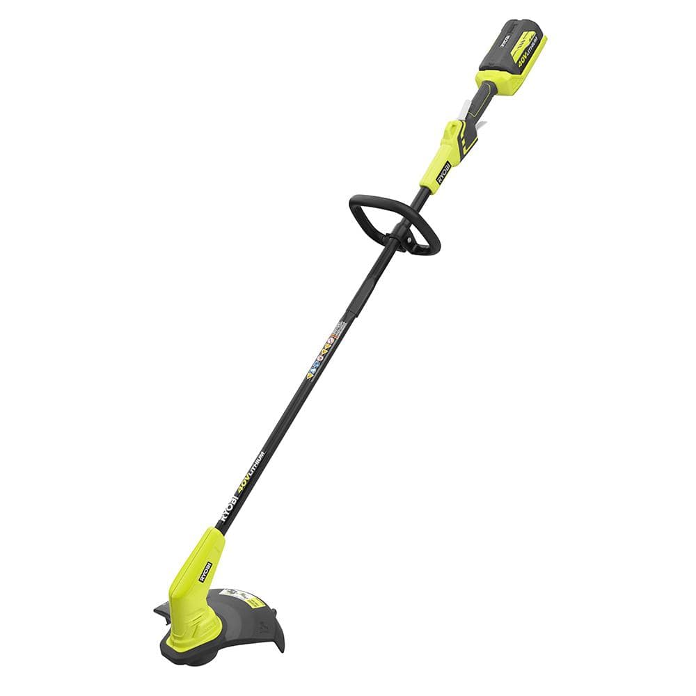 RYOBI 40V Lithium-Ion Cordless String Trimmer – 2.0 Ah Battery and Charger Included (12 in.) - Image 3