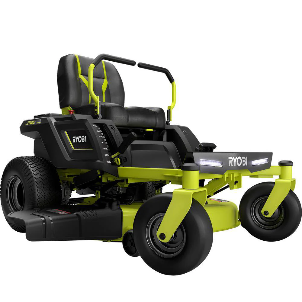 RYOBI 42 in. 100 Ah Battery Electric Riding Zero Turn Mower