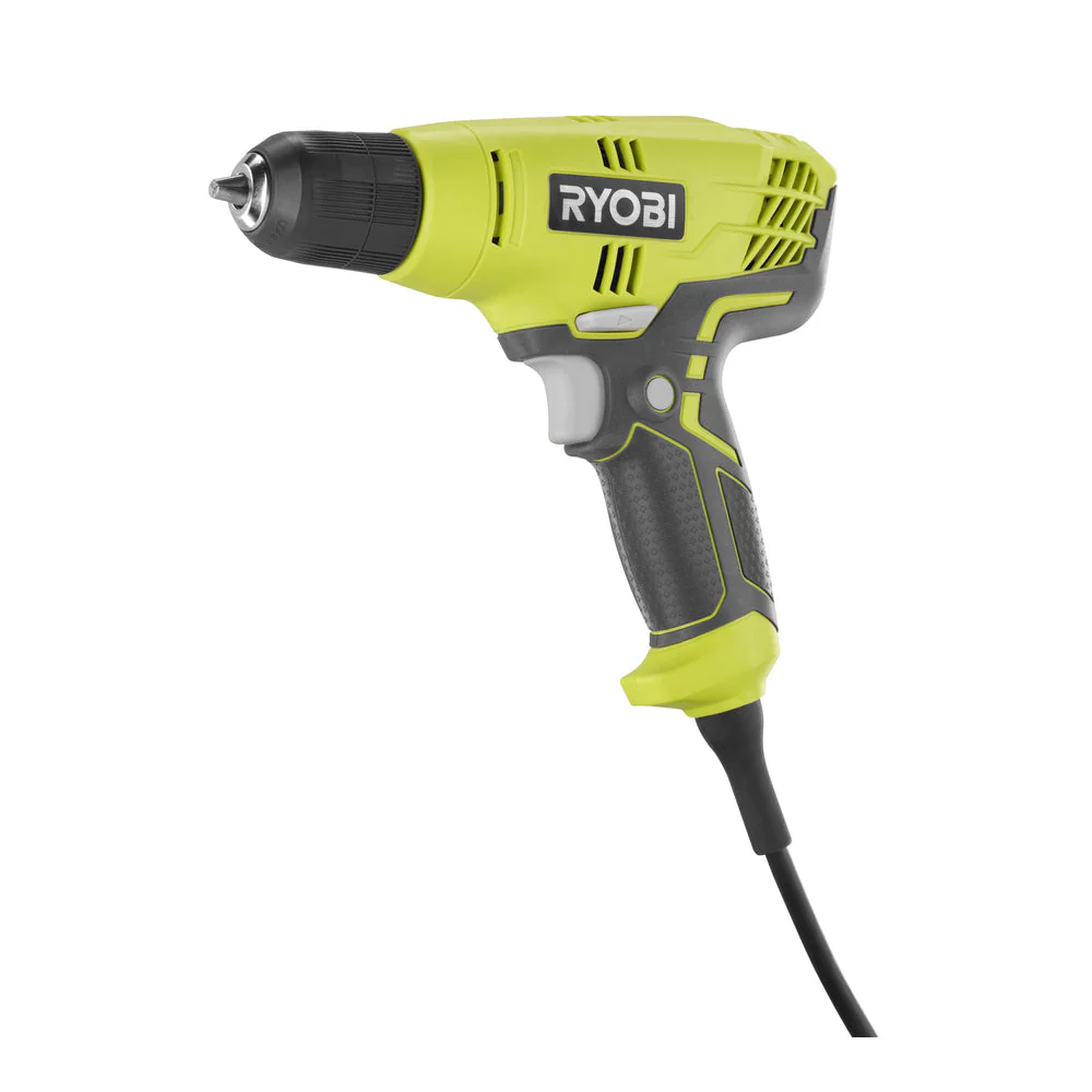RYOBI 5.5 Amp Corded 3/8 in. Variable Speed Compact Drill/Driver with Bag - Image 4
