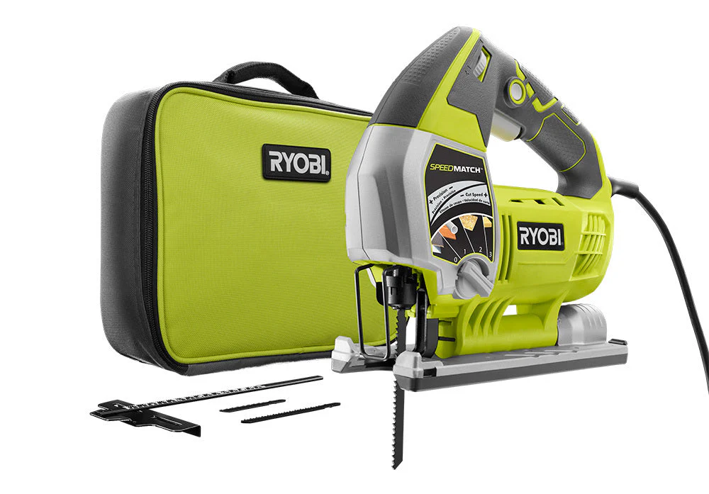 RYOBI 6.1 Amp Corded Variable Speed Orbital Jig Saw with SPEEDMATCH Technology - Image 2