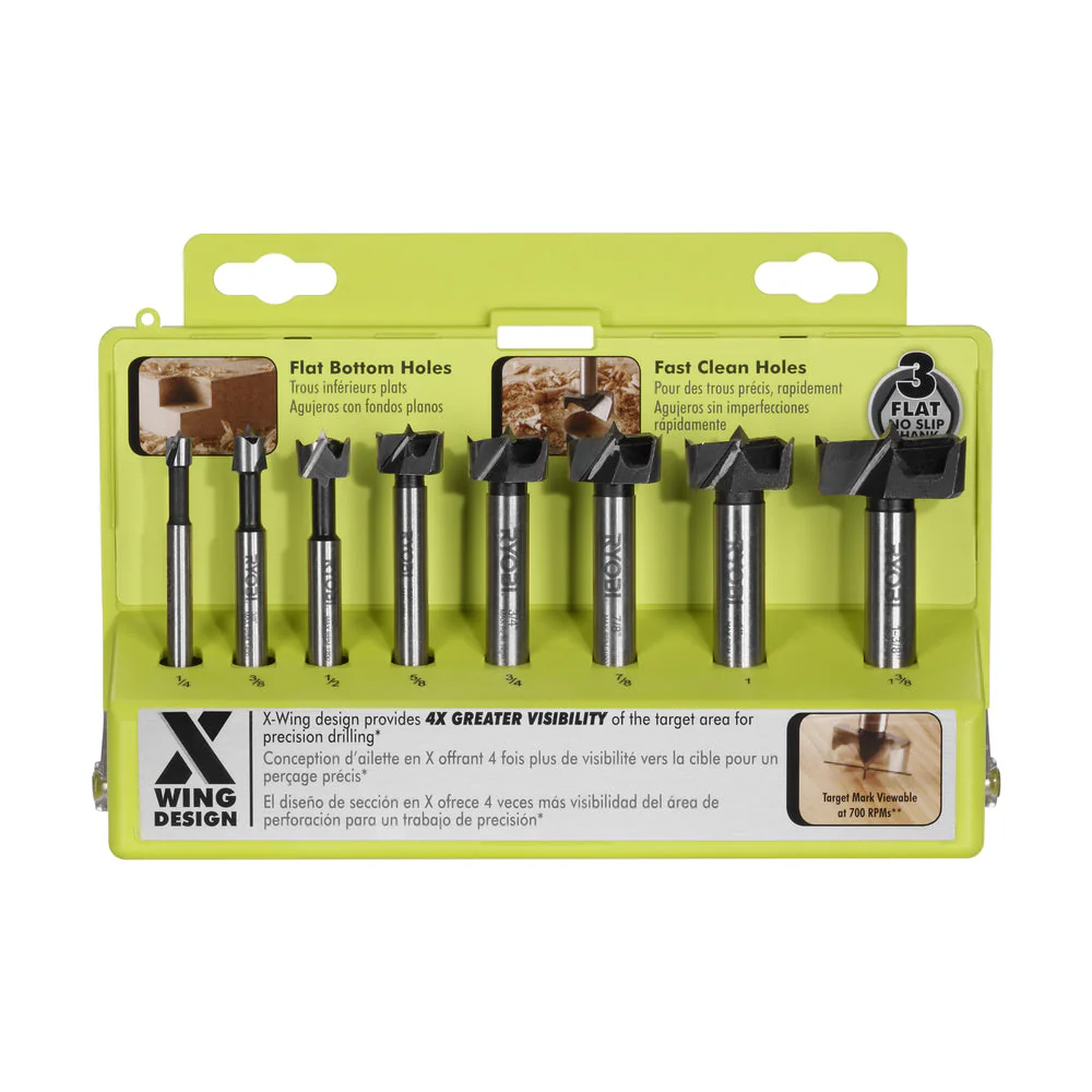 RYOBI Forstner Bit Set (8-Piece) - Image 2