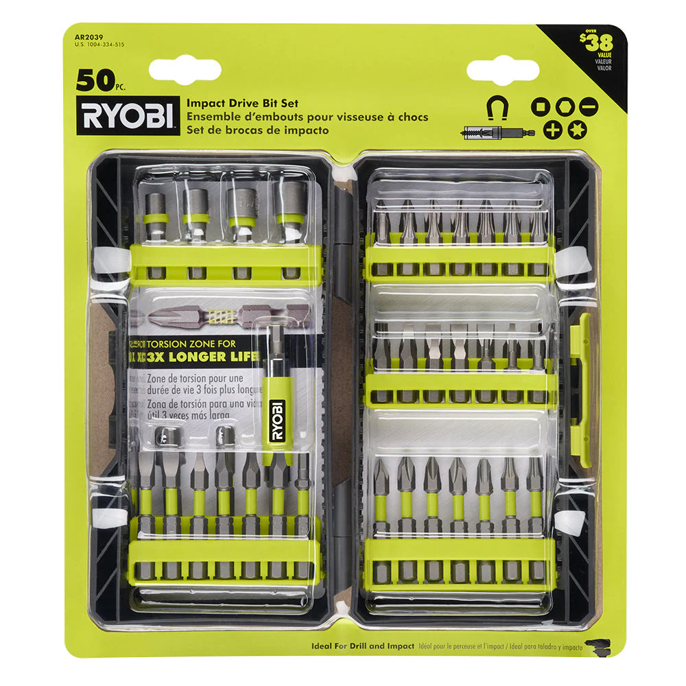 RYOBI Impact Rated Driving Kit (50-Piece)